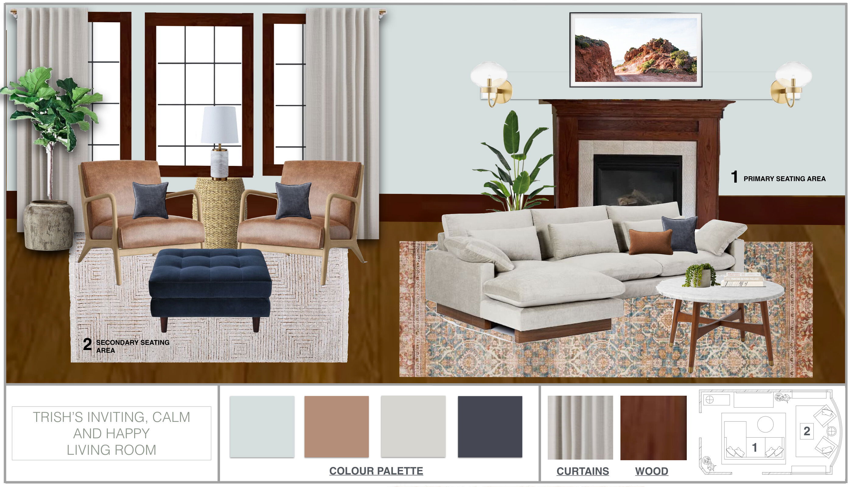 Modern Fresh Home Renovation Ryley B. Moodboard 1 thumb