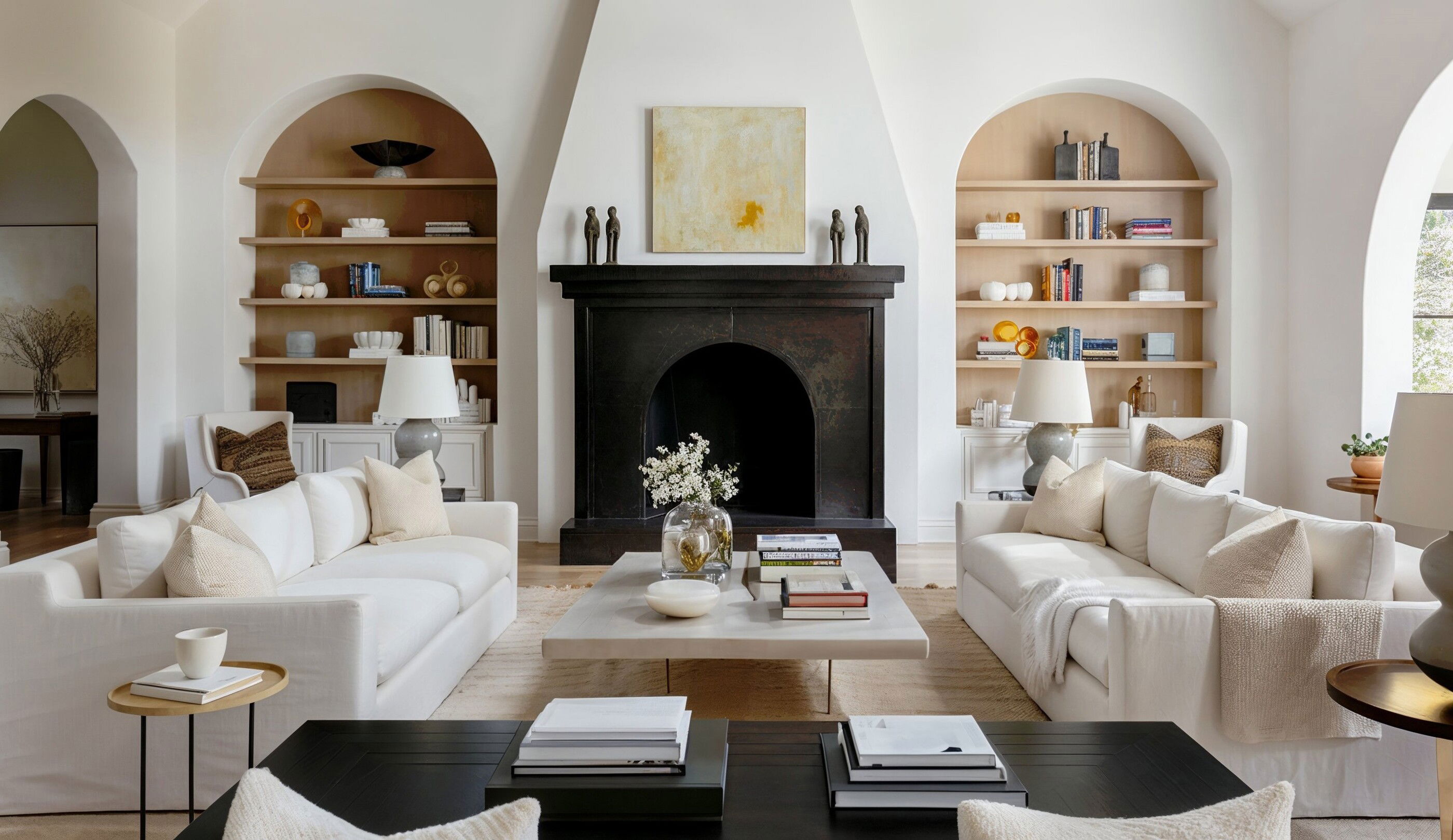 Contemporary living room results by Decorilla online interior design help Contemporary living room results by Decorilla online interior design help