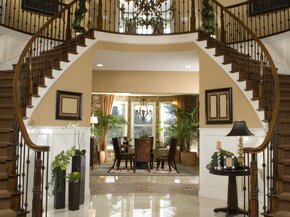 Grand Double Staircase Hallway Online Interior Design