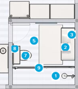 Online Designer Bathroom Floorplan