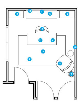 Plano de hogar/oficina pequeña del diseñador en línea