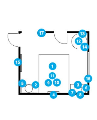 Online Designer Bedroom Floorplan