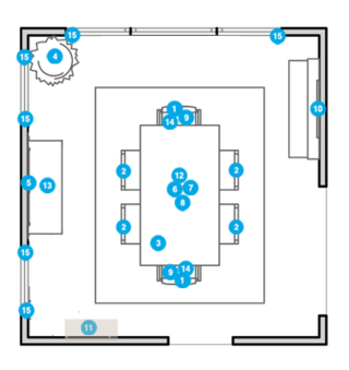 Online Designer Dining Room Floorplan