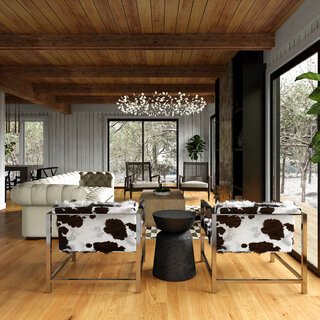 Lakehouse Living Room Design