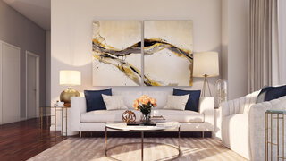 Sleek & Modern Living Room Interior Design