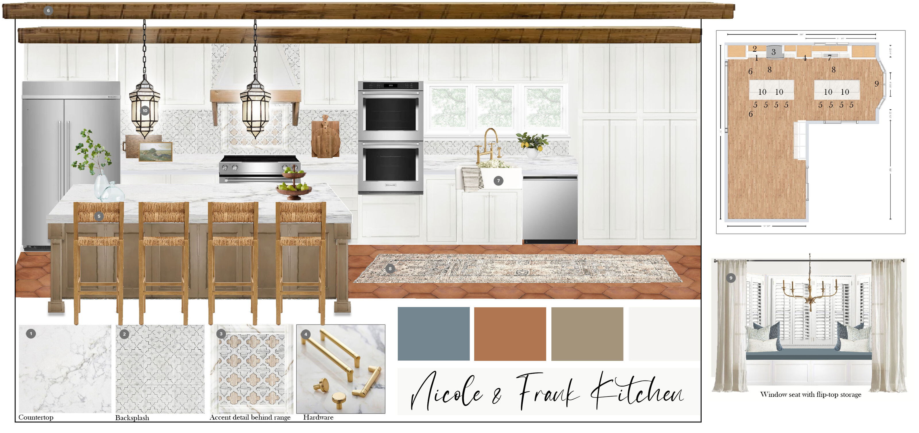 Sophisticated Spanish Mediterranean Home Design Casey H. Moodboard 2 thumb