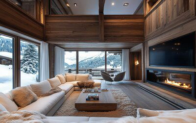 Online design Modern Living Room by Dominika Z. thumbnail