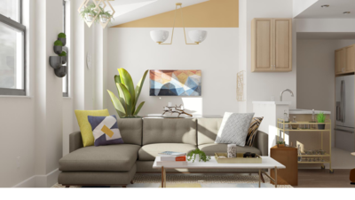 Online design Modern Living Room by Ebere O. thumbnail