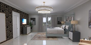 Online design Glamorous Bedroom by Hajara M. thumbnail