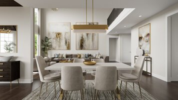 Online design Transitional Combined Living/Dining by Selma A. thumbnail