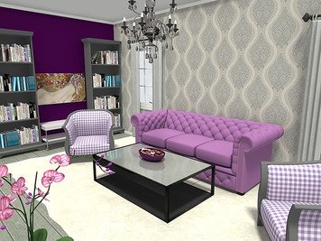 Online design Eclectic Living Room by Marjorie R. thumbnail