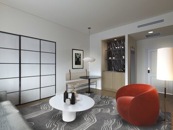 Online design Modern Living Room by Avery B. thumbnail
