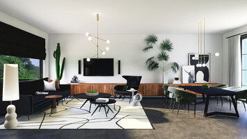 Online design Contemporary Living Room by Erika F. thumbnail