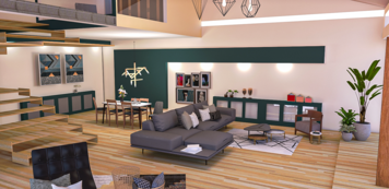 Online design Transitional Living Room by Mini G. thumbnail