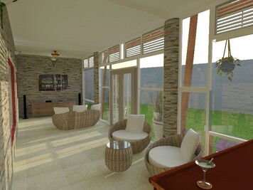 Online design Traditional Living Room by Samantha W. thumbnail