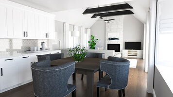 Online design Transitional Combined Living/Dining by MaryBeth C. thumbnail