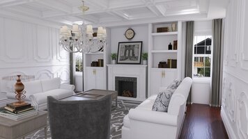 Online design Traditional Living Room by Denijah H. thumbnail