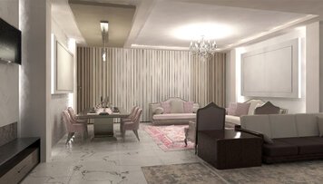 Online design Transitional Combined Living/Dining by Nazila A. thumbnail