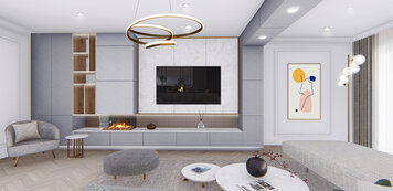 Online design Contemporary Living Room by Hana A. thumbnail