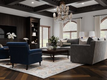 Online design Traditional Living Room by Aida A. thumbnail