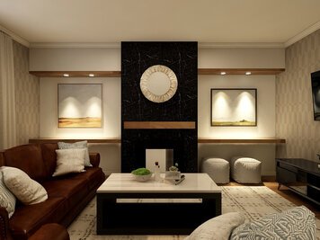 Online design Transitional Living Room by Albert O. thumbnail