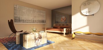 Online design Eclectic Living Room by Roula S. thumbnail