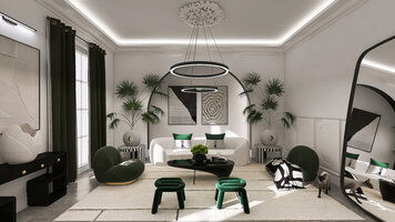 Online design Contemporary Living Room by Erika F. thumbnail