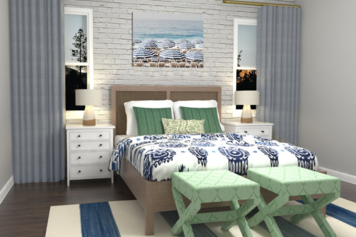 Online design Modern Bedroom by Jennifer A.  thumbnail