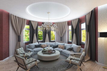 Online design Modern Living Room by Olga S. thumbnail