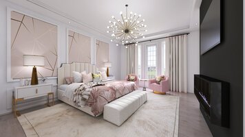 Online design Glamorous Bedroom by Sierra G. thumbnail