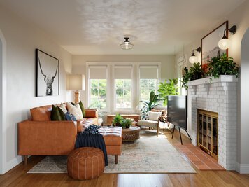 Online design Eclectic Living Room by Drew F. thumbnail