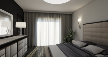 Online design Modern Bedroom by Mary B.  thumbnail