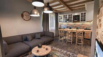 Online design Country/Cottage Combined Living/Dining by Arin S. thumbnail