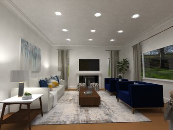 Online design Contemporary Living Room by Jatnna M. thumbnail