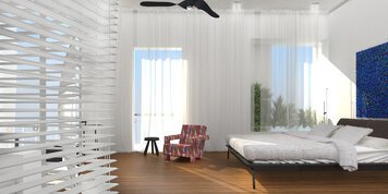Online design Modern Bedroom by Vanessa A. thumbnail
