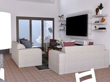 Online design Modern Living Room by Venessa T. thumbnail