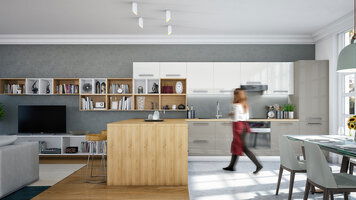 Online design Modern Kitchen by Rajna S. thumbnail