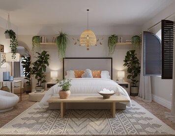 Online design Transitional Bedroom by Maya M. thumbnail