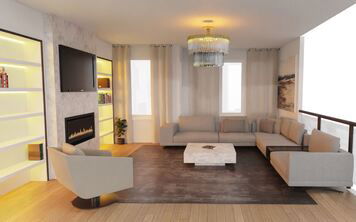 Online design Modern Living Room by Meral Y. thumbnail