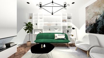 Online design Modern Living Room by Ornela N. thumbnail