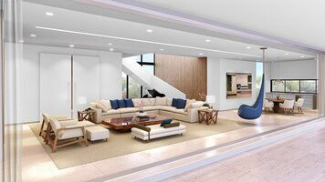 Online design Transitional Living Room by Taize M. thumbnail