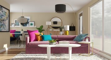 Online design Contemporary Living Room by Amanda B. thumbnail