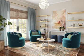 Online design Eclectic Living Room by Sarah R. thumbnail