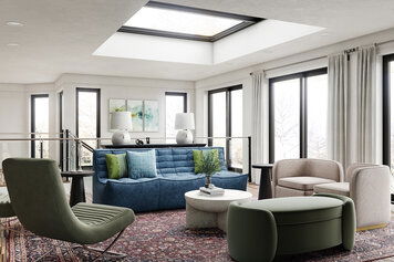 Online design Eclectic Living Room by Maya M. thumbnail