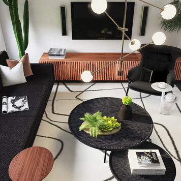 Online design Contemporary Living Room by Erika F. thumbnail