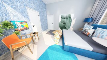 Online design Modern Bedroom by Linde P. thumbnail