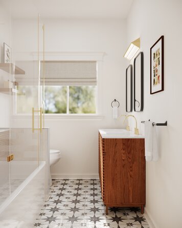 Online design Eclectic Bathroom by Erin R. thumbnail