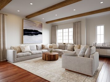 Online design Contemporary Living Room by Courtney B. thumbnail