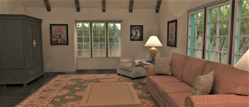 Online design Transitional Living Room by Shanthi O. thumbnail
