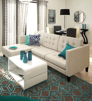 Online design Contemporary Combined Living/Dining by Marina S. thumbnail